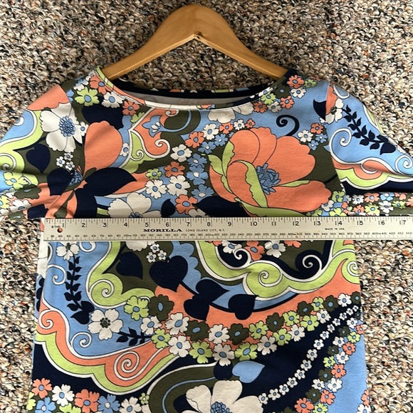 Talbots 3/4 Sleeve Bateau Neckline Tee Shirt - Size XS - Picture 11 of 13